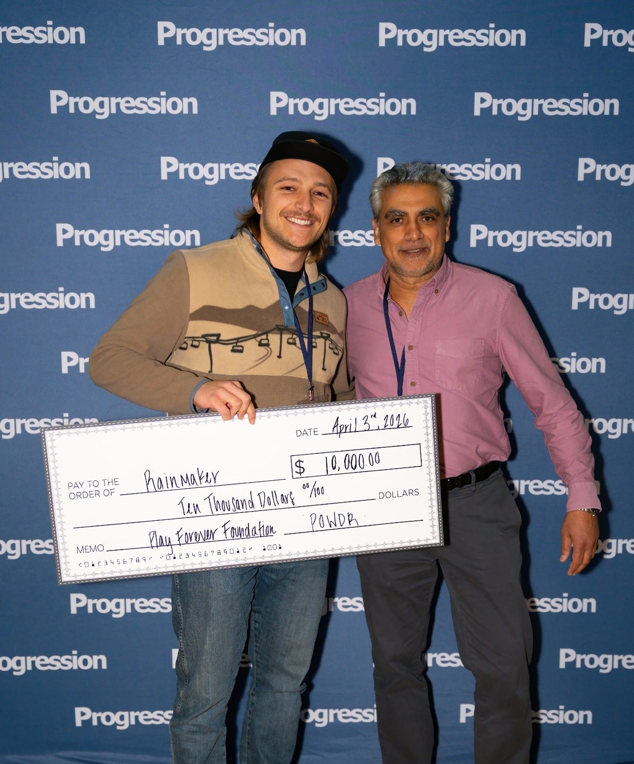 Progression attendees connecting at a past conference